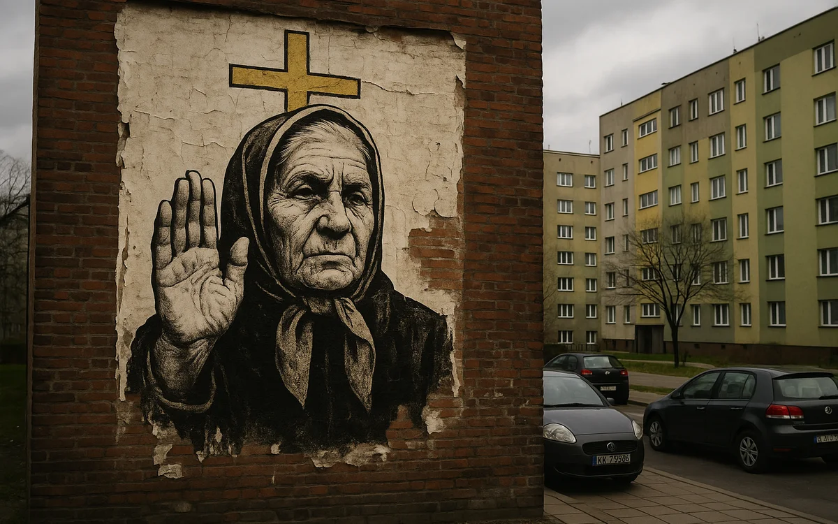 Koncepcja muralu: Matki Nowej Huty II