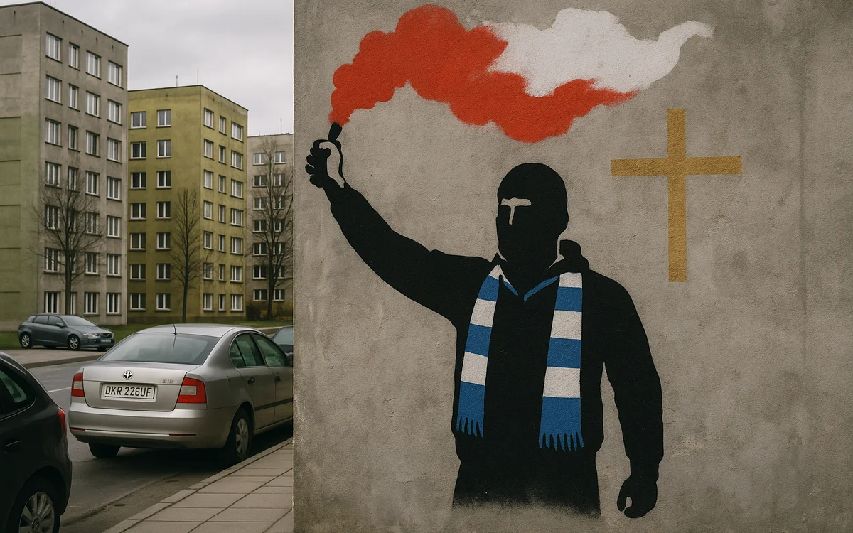 Kibice i Krzyż Nowohucki — wariant 7